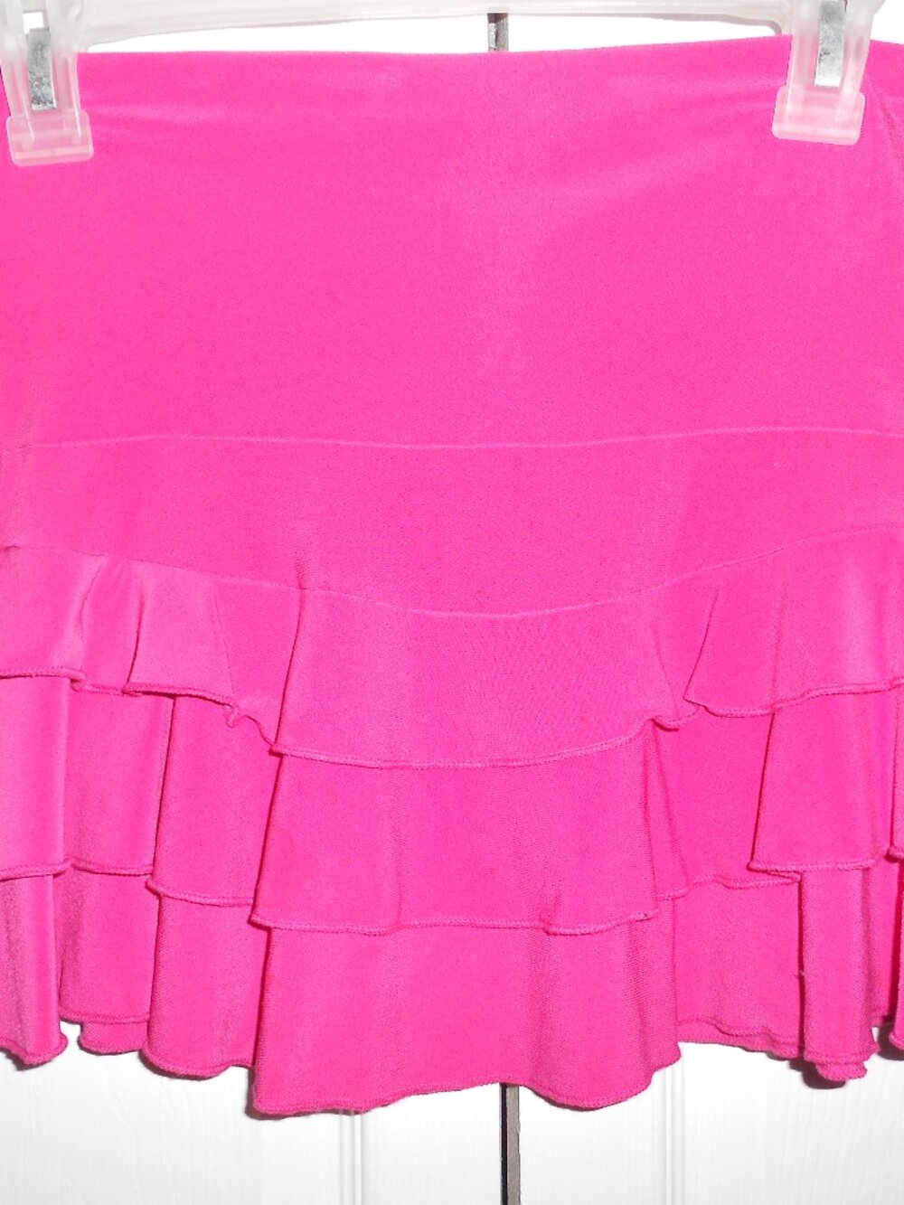 Hot Pink Ruffle Miniskirt - Picture 1 of 1